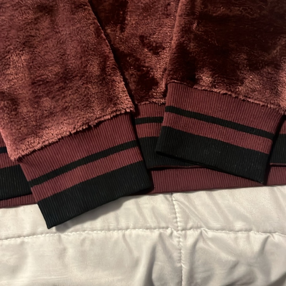 INC Mens Velour Regular Fit Fleece Hoodie - Picture 4 of 6